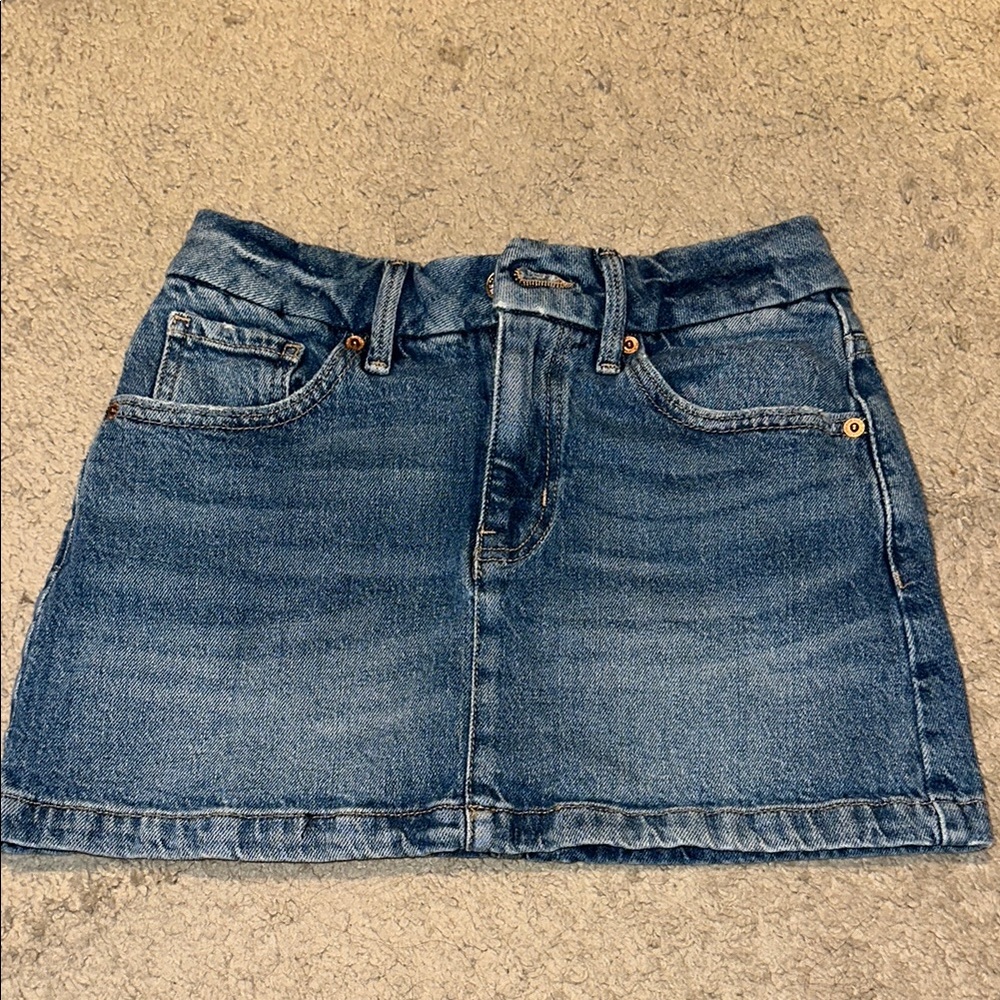 Denim Mini Skirt